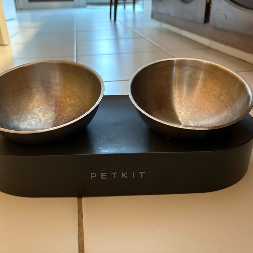 PETKIT 304 Stainless Steel Elevated Cat Bowls&Dog Bowls